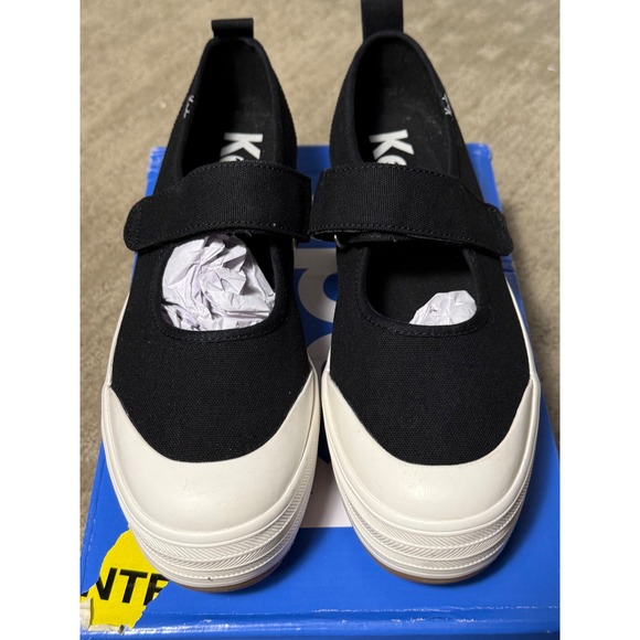 Nike Other - Keds KW Maryjane's Black White Canvas Size 8.5